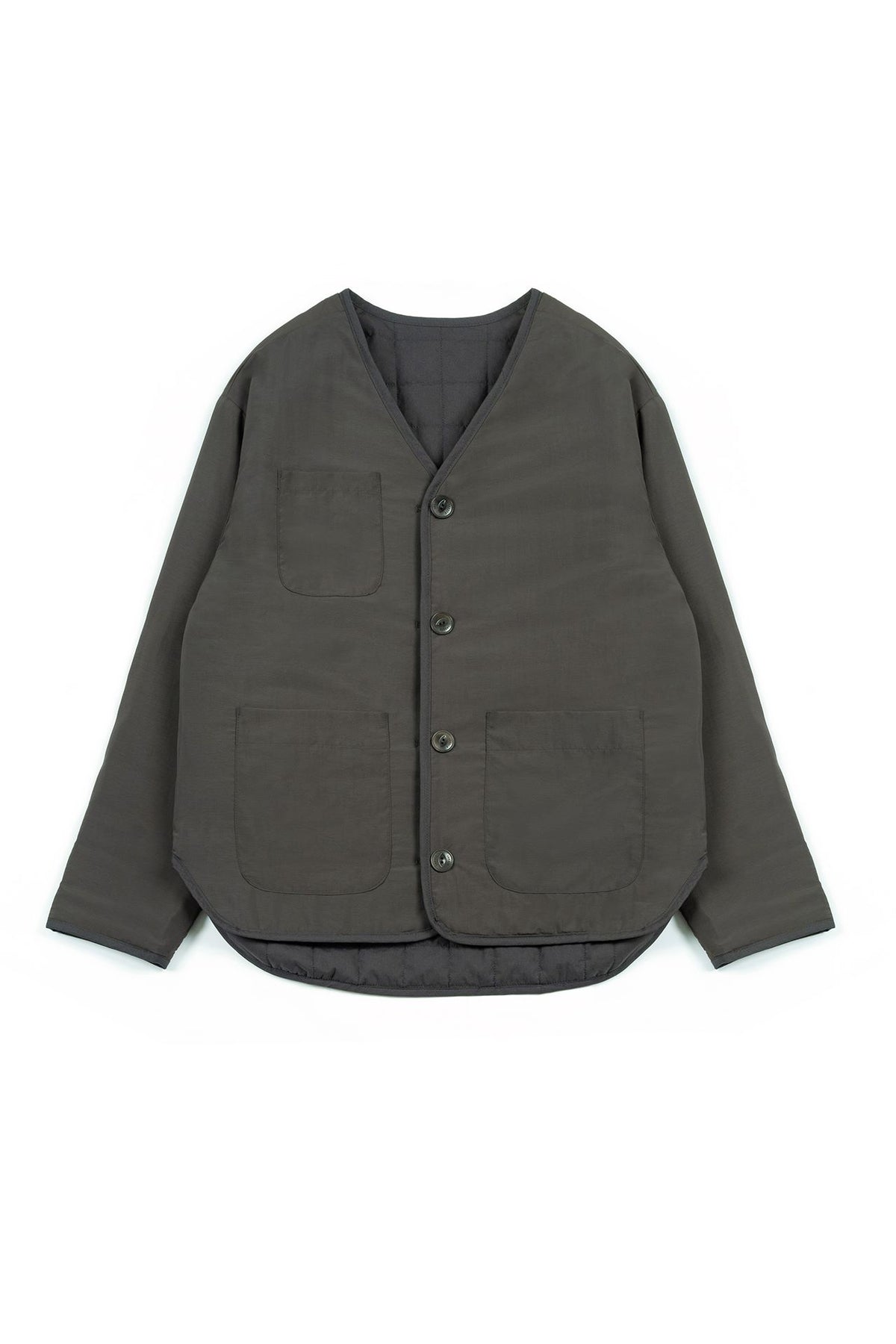 Ioedle - Welcome Door Quilted Jacket (Charcoal) product image 4 | TRAB K-Fashion Australia