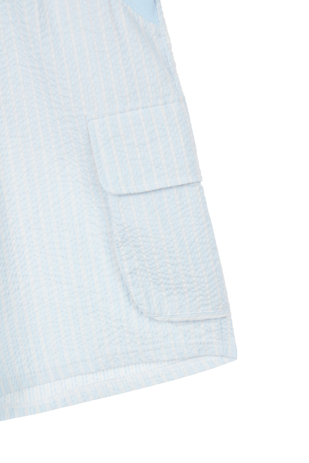 Deinet - Deinet Stripe Bermuda Sweat Pants (Light Blue) product image 5 | TRAB K-Fashion Australia