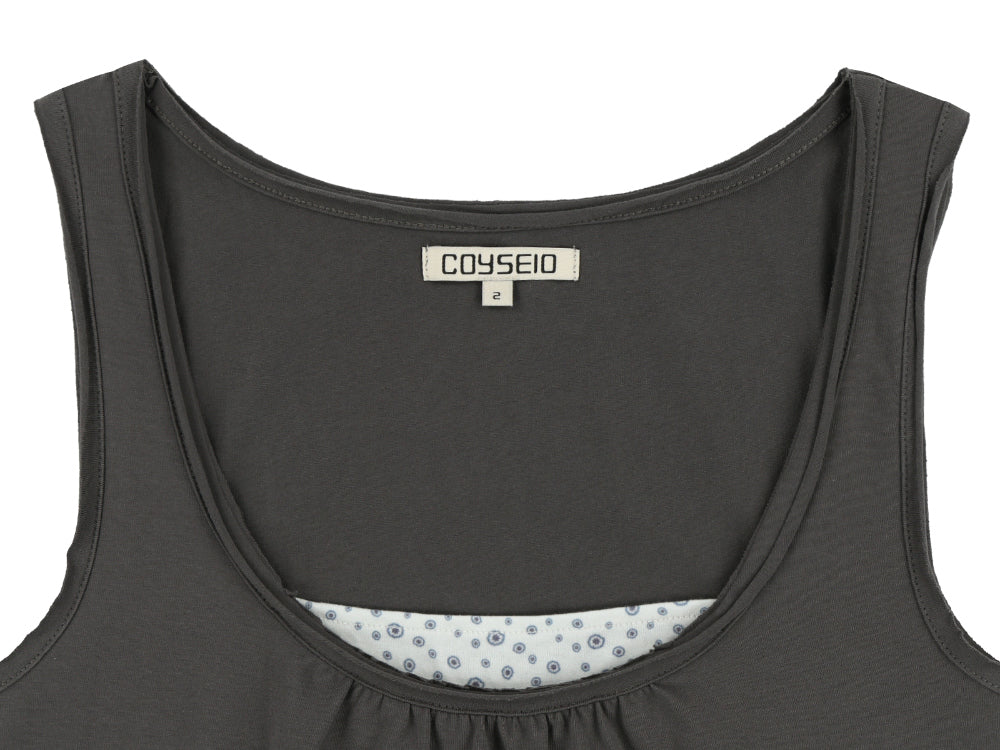 Coyseio - Dudu Layered Sleeveless (Charcoal) product image 11 | TRAB K-Fashion Australia
