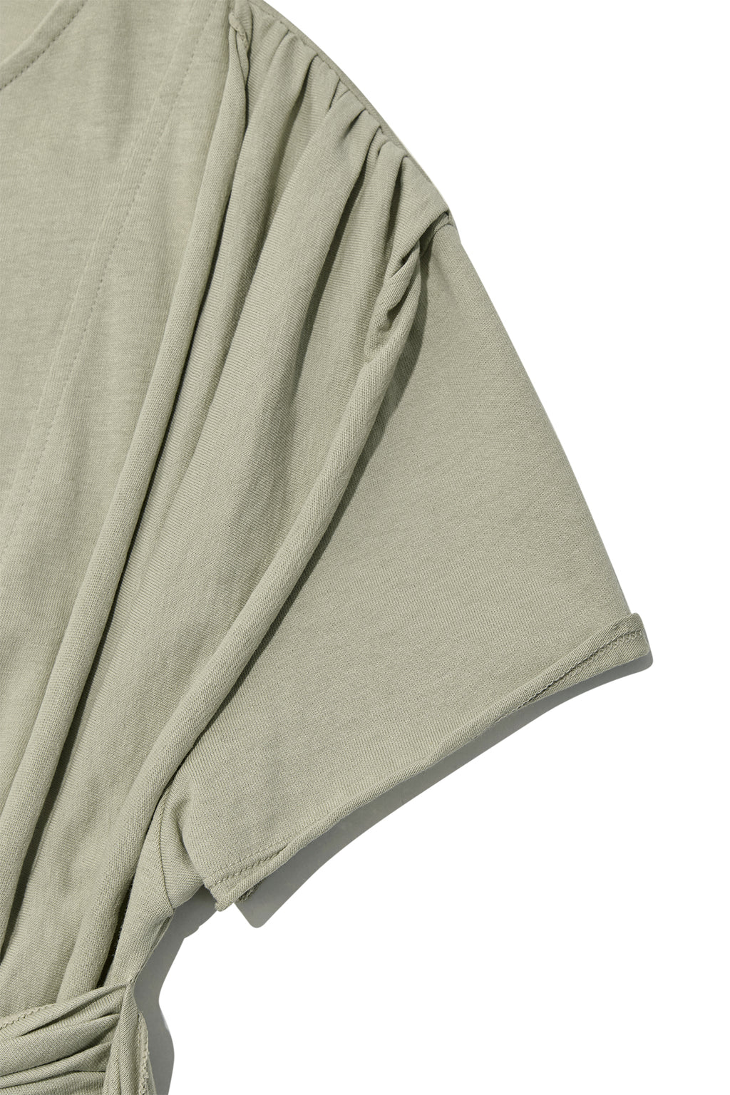 Matin Kim - Tied Detail String Top (Light Khaki) product image 4 | TRAB K-Fashion Australia