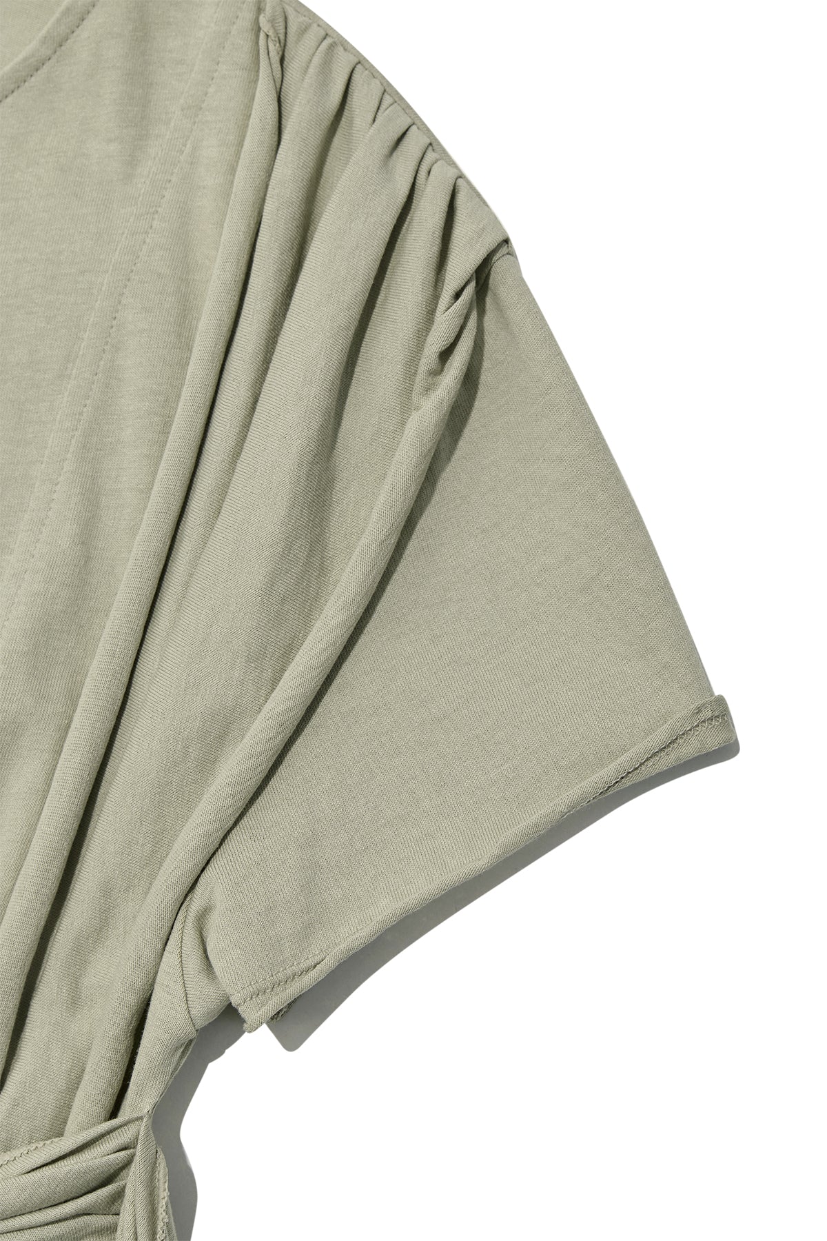Matin Kim - Tied Detail String Top (Light Khaki) product image 4 | TRAB K-Fashion Australia
