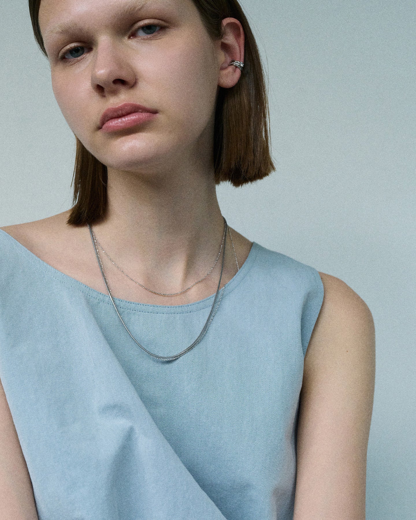 Numbering - Coil Toggle Snake Chain Necklace #8703 product image 5 | TRAB K-Fashion Australia