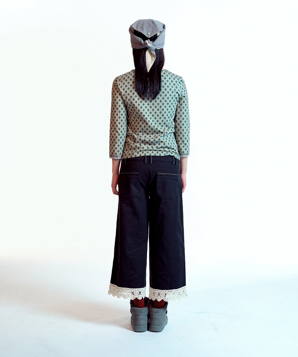 Coyseio - Knit Lace Pants (Black) product image 7 | TRAB K-Fashion Australia