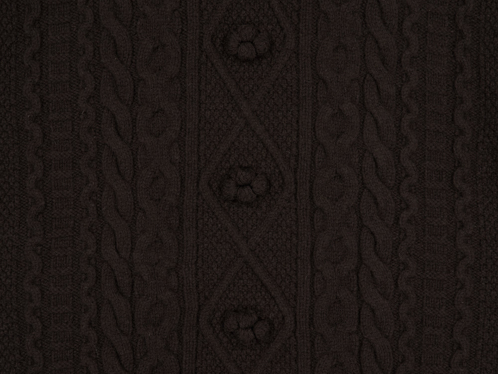Coyseio - Pompom Cable Knit (Brown) product image 17 | TRAB K-Fashion Australia