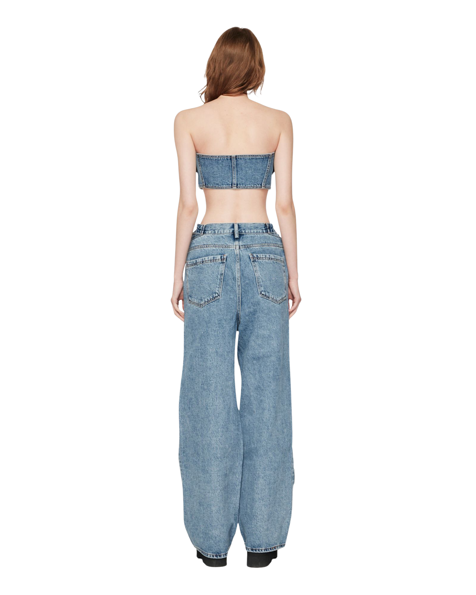 Kimhe Kim - Two Pocket Emma Tube Top (Sky Blue) product image 4 | TRAB K-Fashion Australia