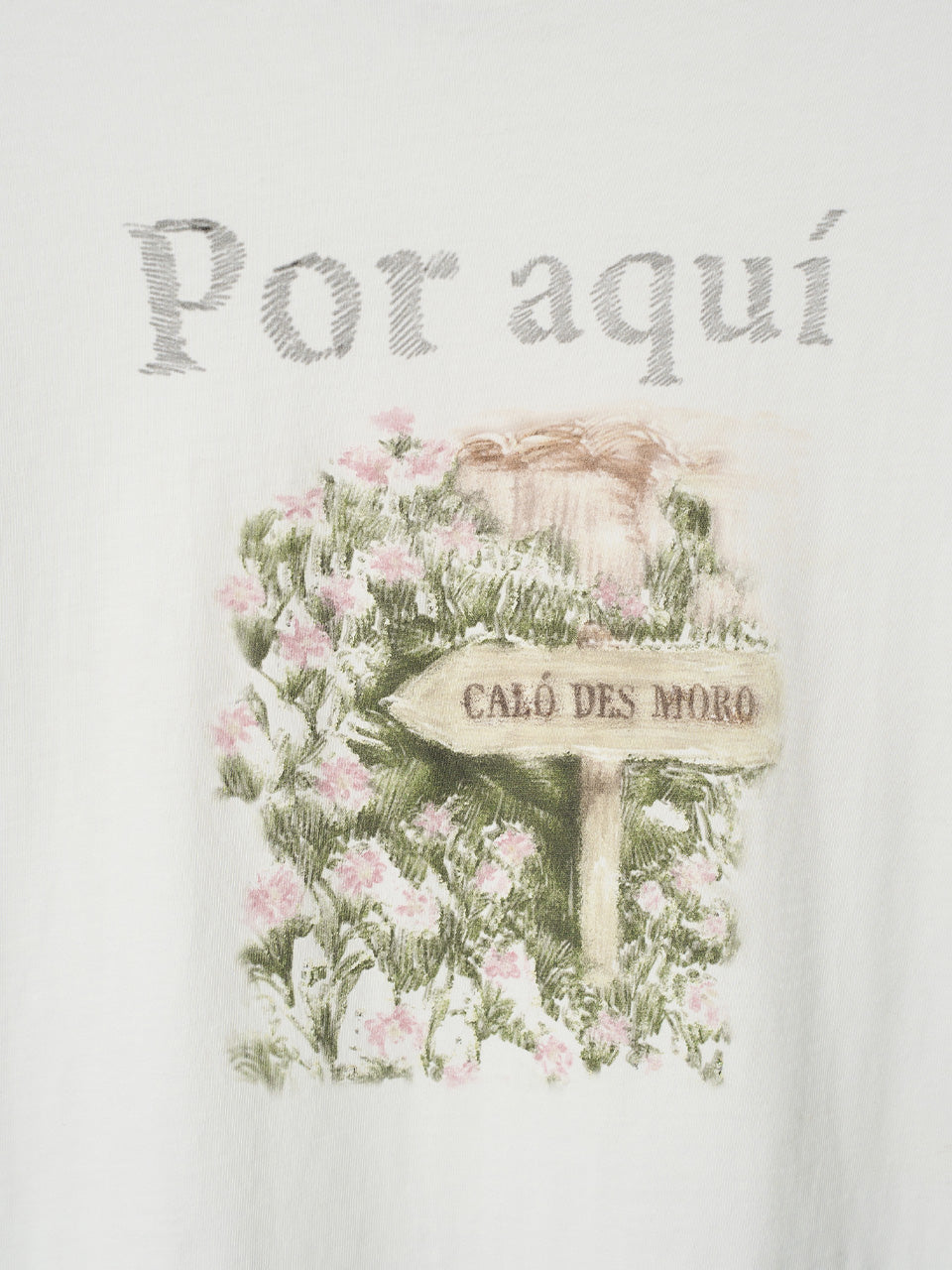 Kijun - Por Aqui Tee (Off-White) product image 8 | TRAB K-Fashion Australia