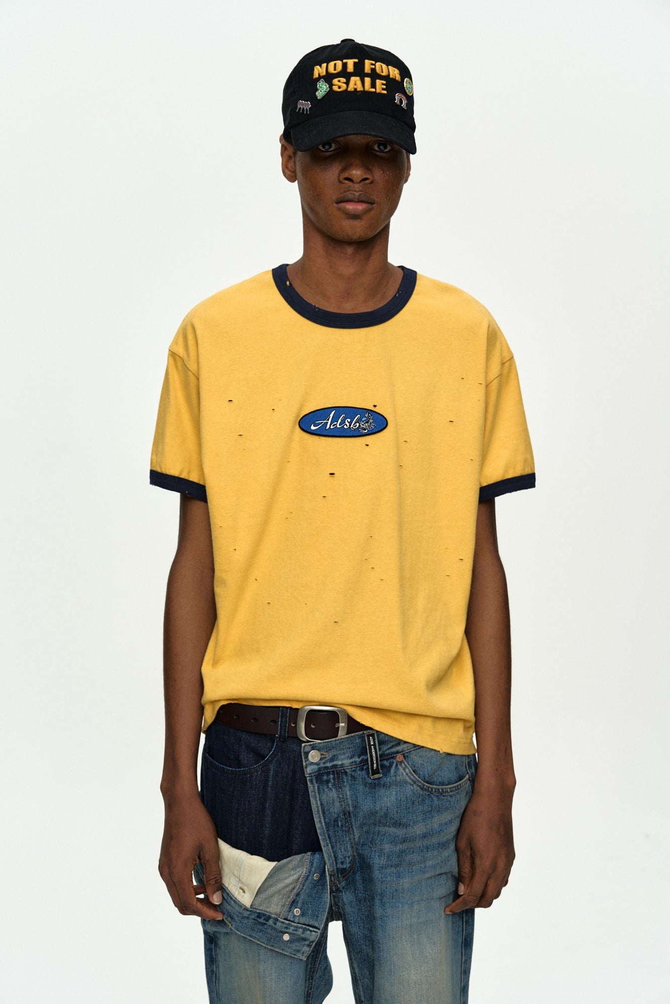 Andersson Bell - (essential) Adsb Logo Patch Ringer T-Shirt (Essential) product image 1 | TRAB K-Fashion Australia