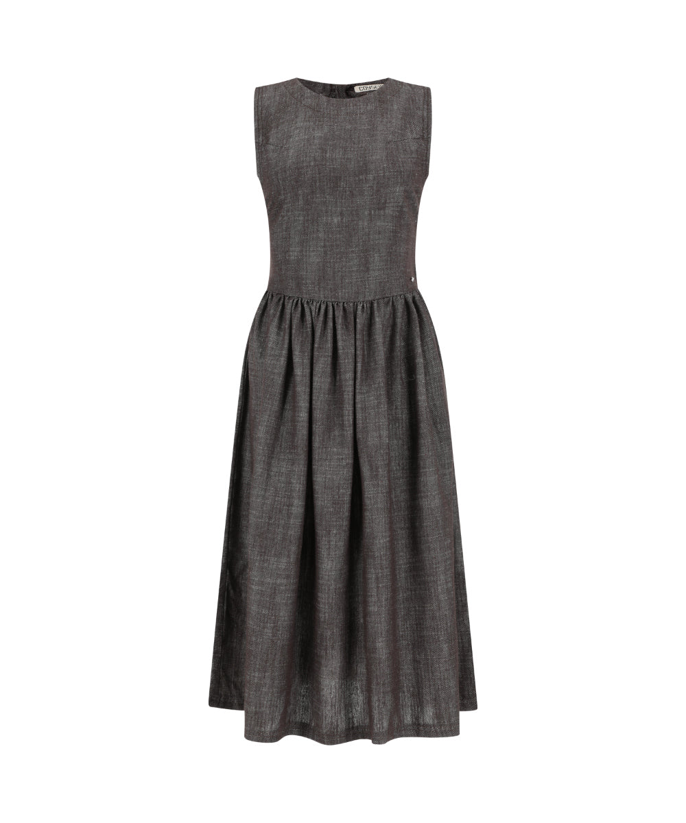 Coyseio - Round Cut Out Dress (Brown) product image 9 | TRAB K-Fashion Australia