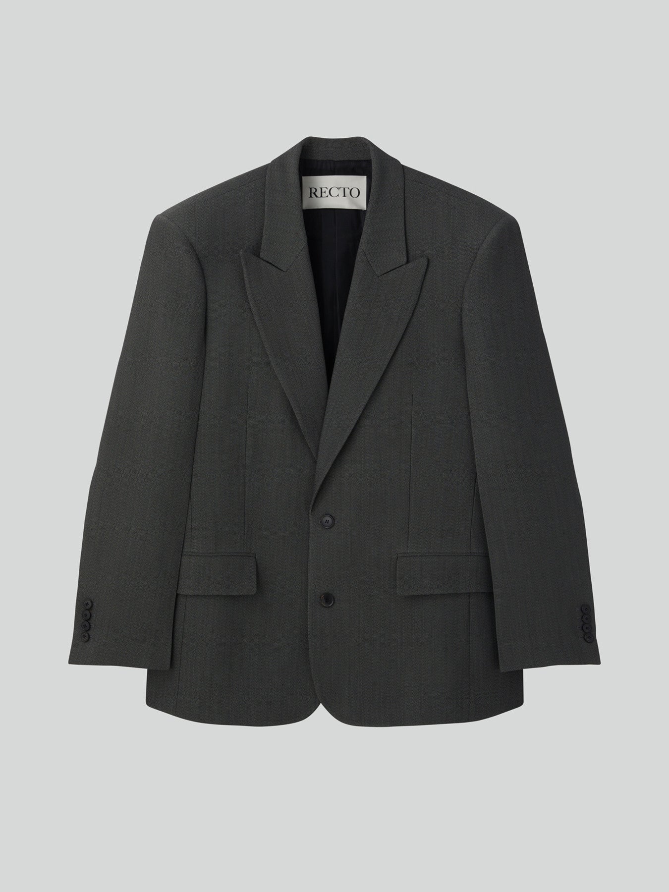 Recto - Oversized Daddy Jacket (Dark Grey) product image 4 | TRAB K-Fashion Australia