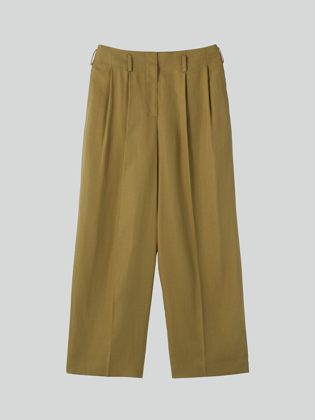 Recto - Linen Blend Pleated Pants (Beige Khaki) product image 4 | TRAB K-Fashion Australia