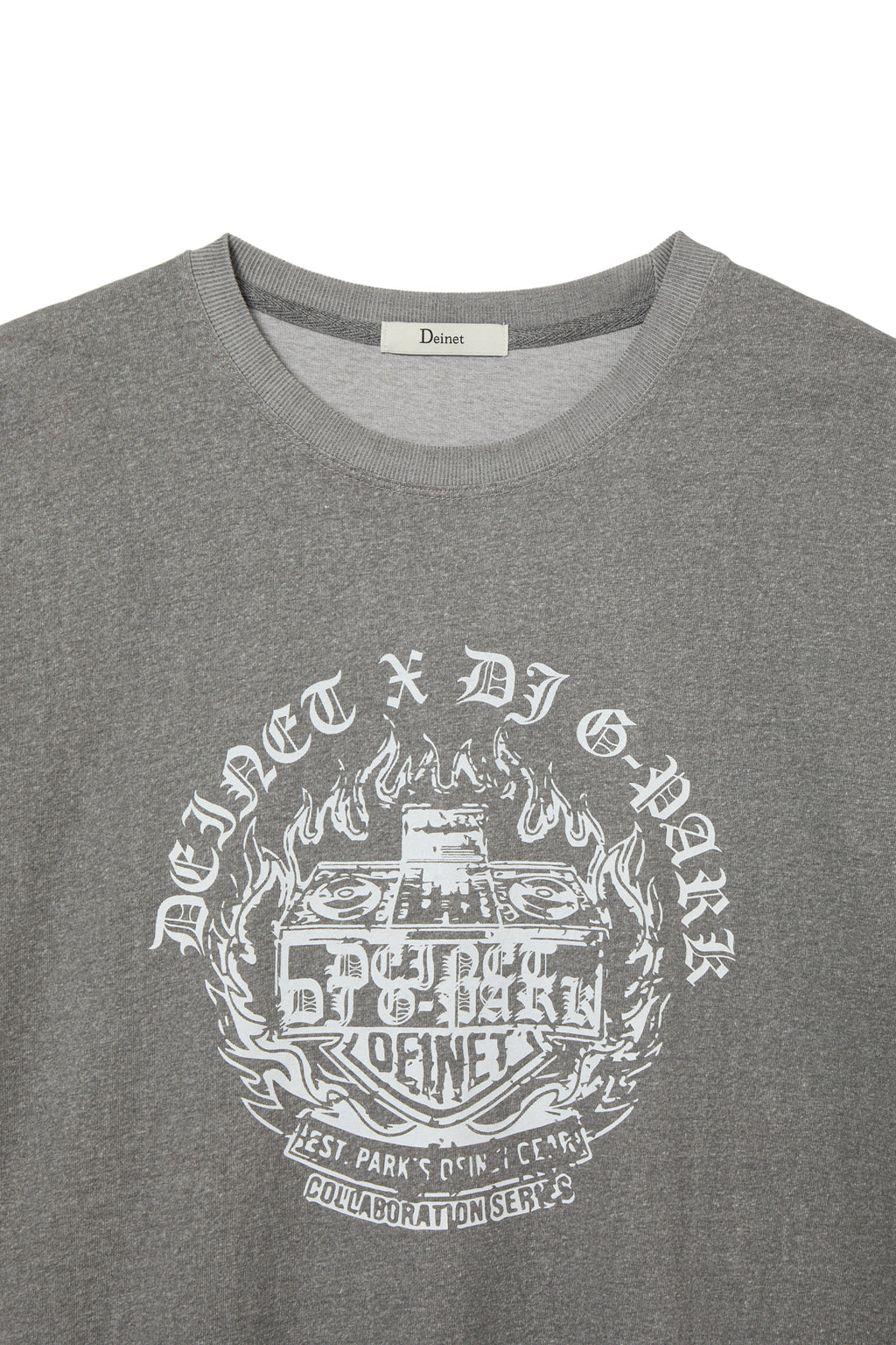 Deinet - Dj Graphic Oversized T-Shirt (Charcoal) product image 3 | TRAB K-Fashion Australia