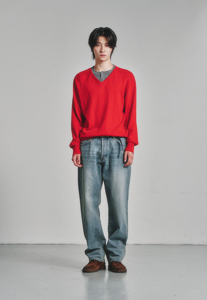 Art if acts - Selvedge 5P Denim Pants (Light Indigo) product image 1 | TRAB K-Fashion Australia