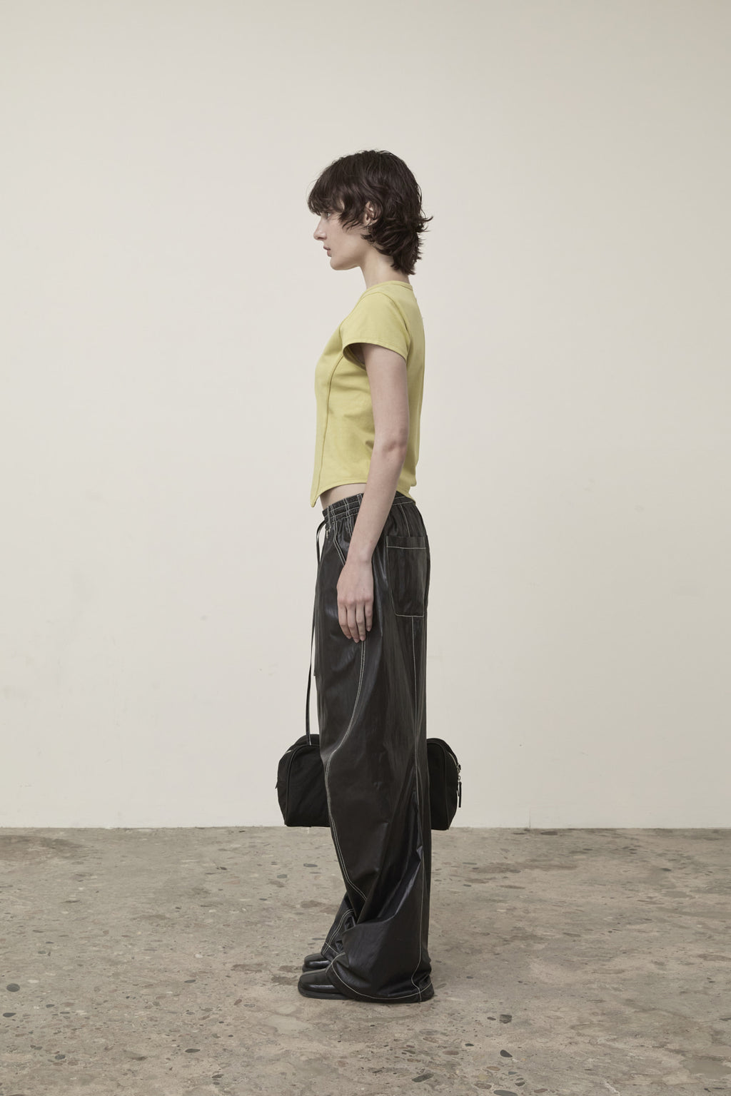 Matin Kim - Twist Point Slim Top (Lime) product image 6 | TRAB K-Fashion Australia
