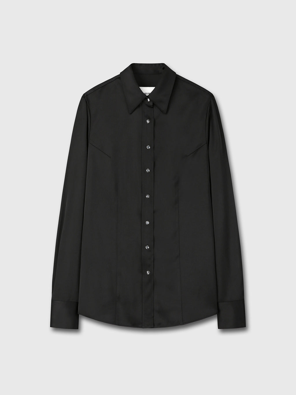 Tonywack - Satin Regular-Fit Shirt (Black) product image 7 | TRAB K-Fashion Australia