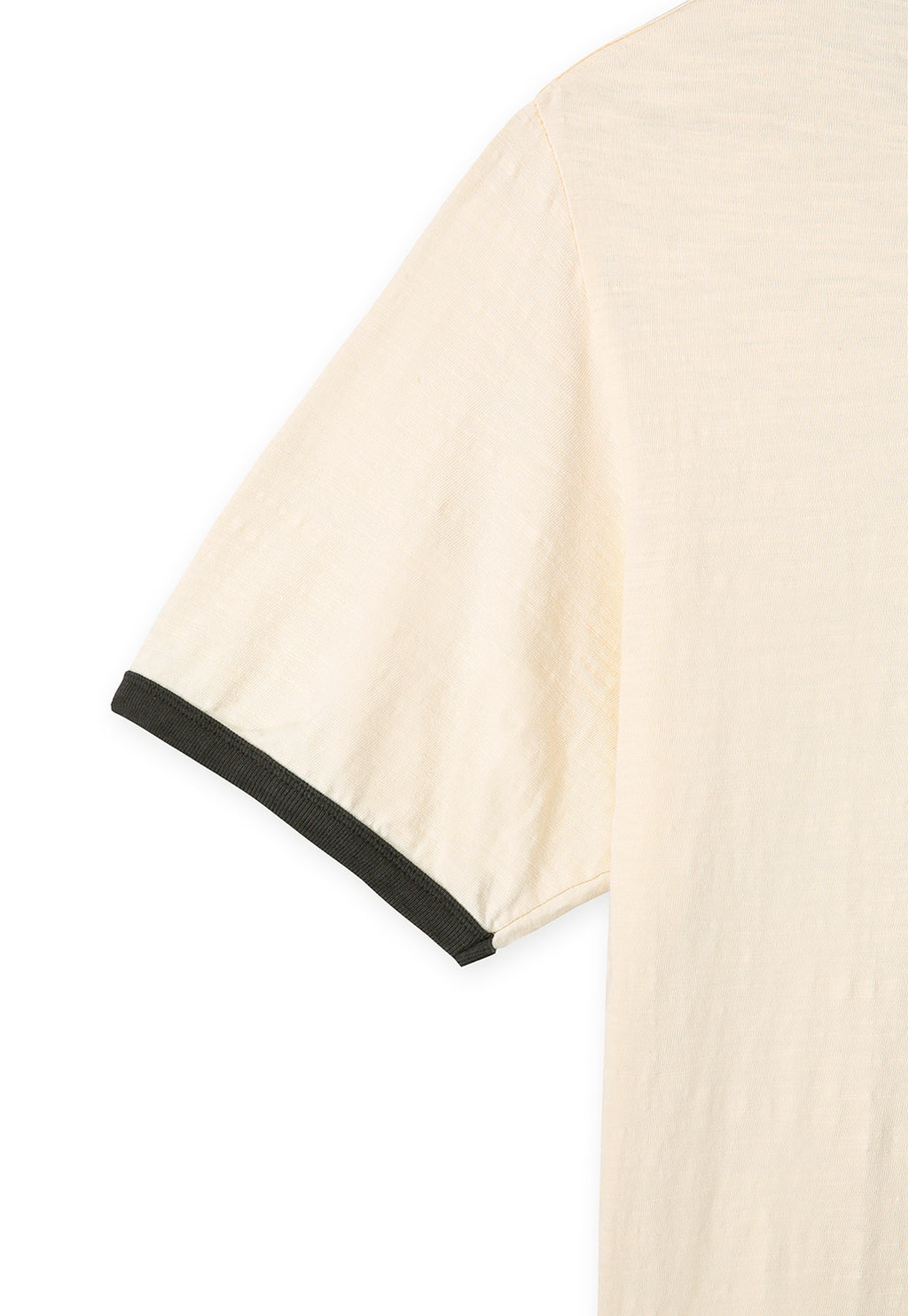 Art if acts - Slub Ringer Tee (Cream/Charcoal) product image 9 | TRAB K-Fashion Australia