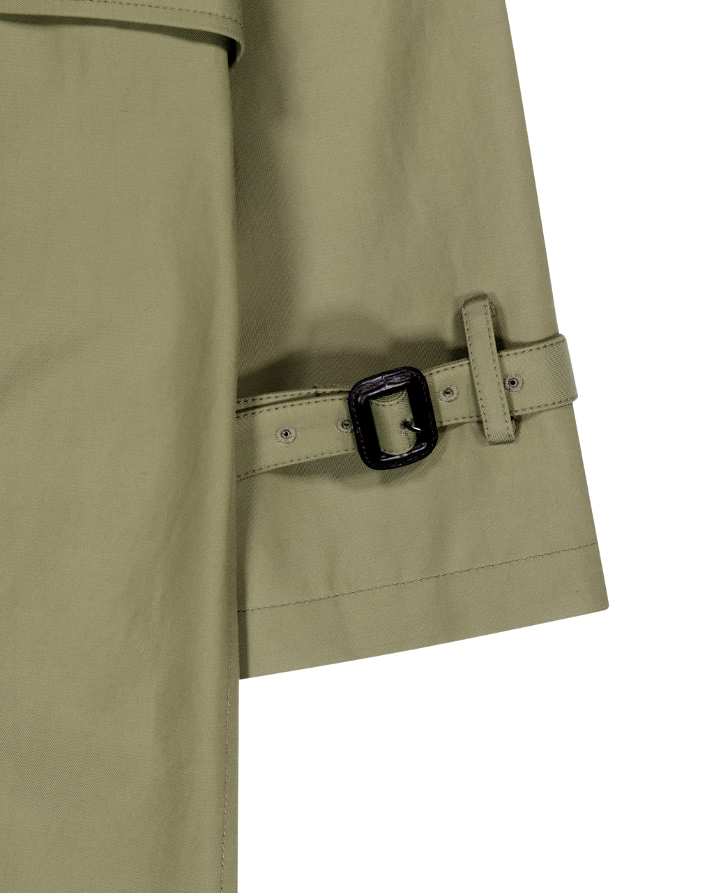 Kimhe Kim - Cotton-Rayon Belted Trench Coat (Olive Green) product image 26 | TRAB K-Fashion Australia