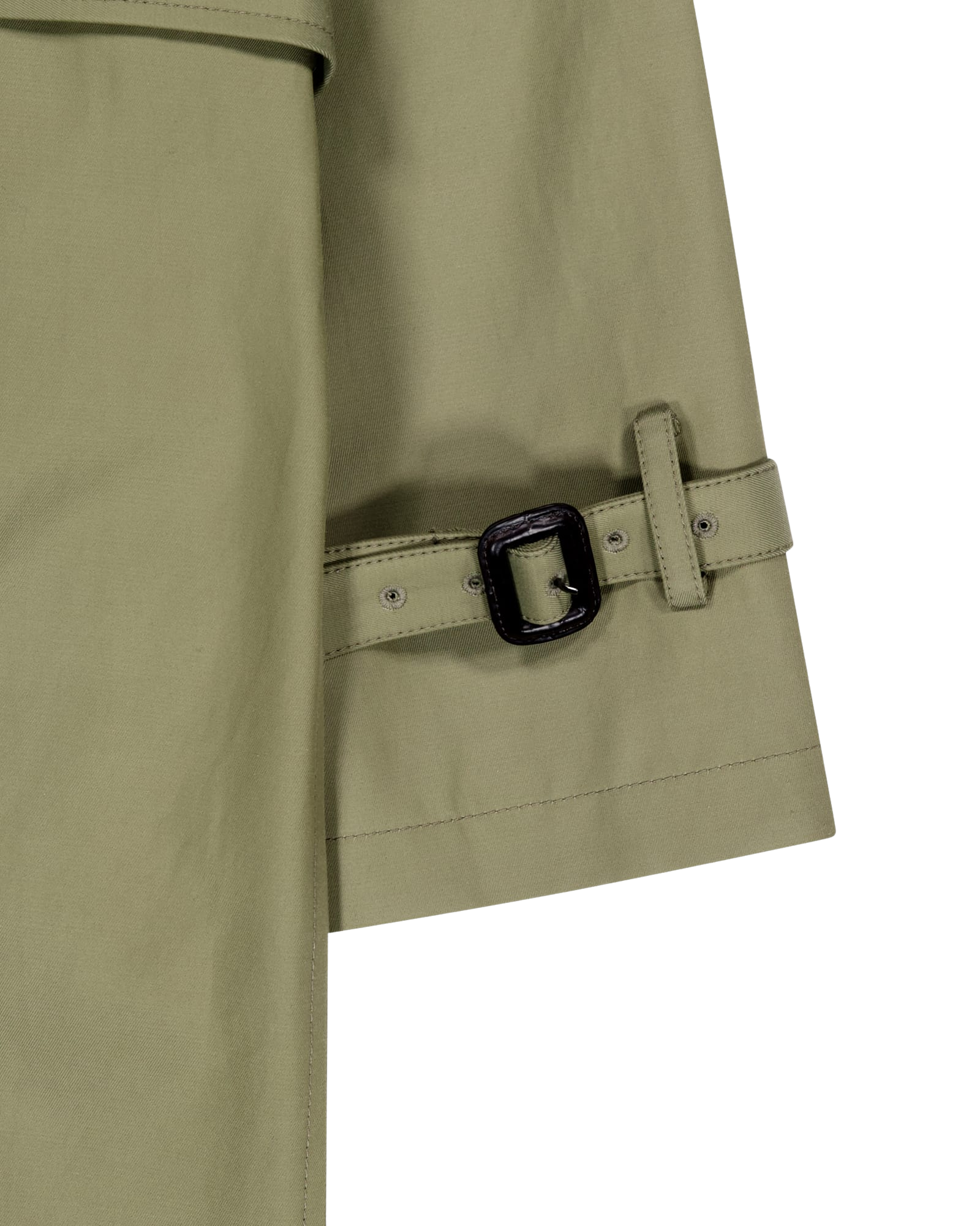Kimhe Kim - Cotton-Rayon Belted Trench Coat (Olive Green) product image 26 | TRAB K-Fashion Australia
