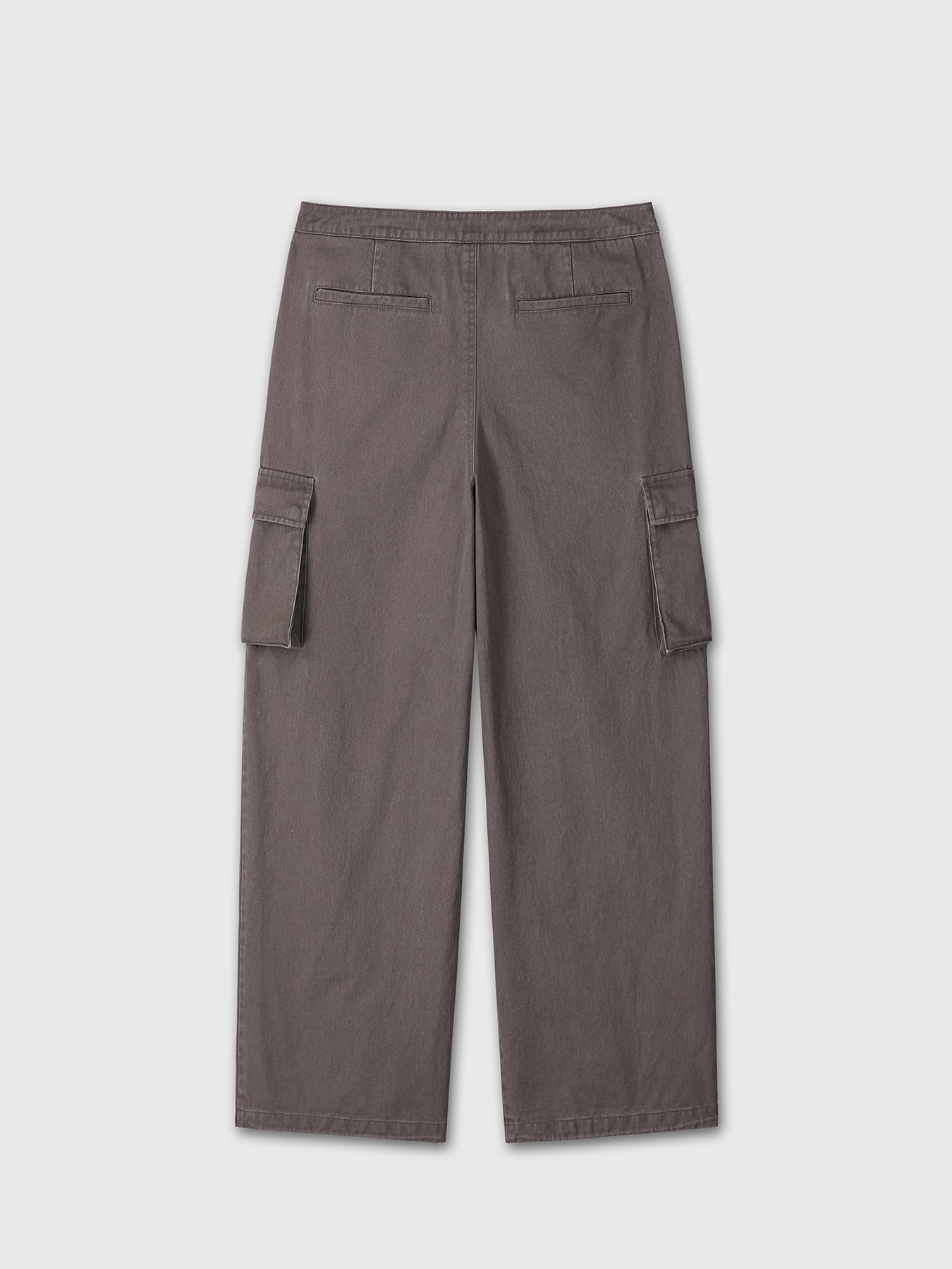 Tonywack - Cotton Drawstring Cargo Trousers (Pale Brown) product image 7 | TRAB K-Fashion Australia