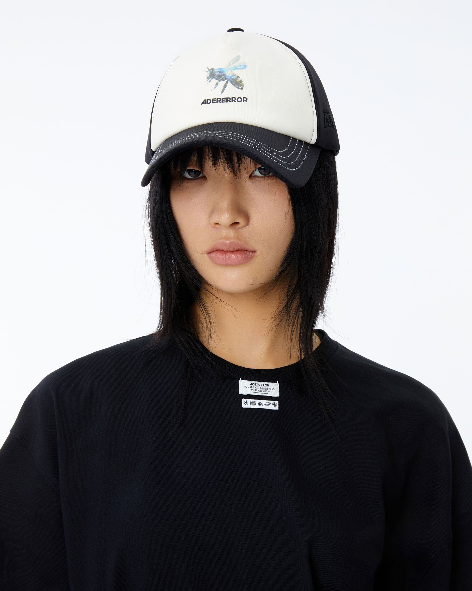 Ader Error - Blue bee cap (Noir) product image 5 | TRAB K-Fashion Australia