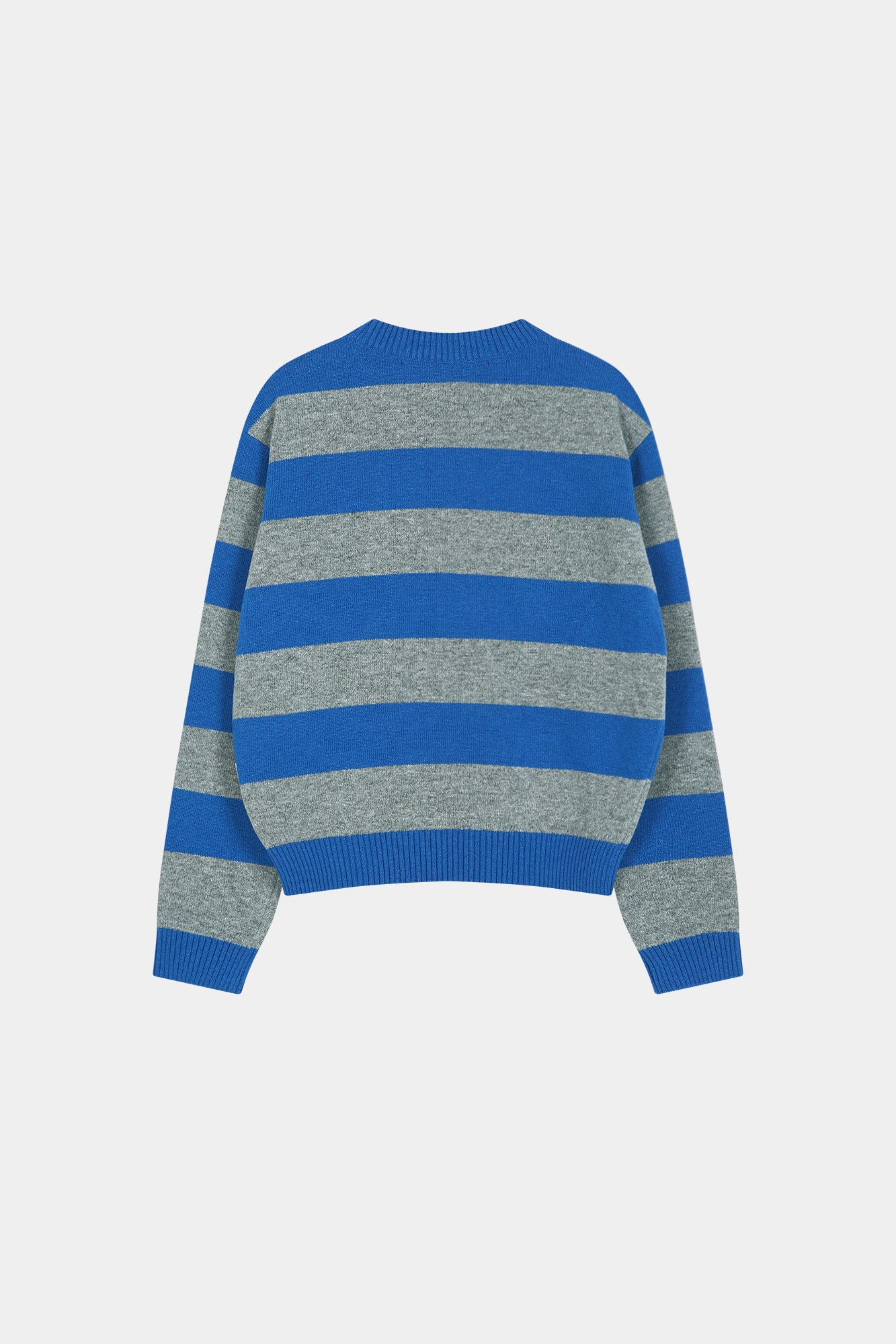 Andersson Bell - 26 Girl's Heart Message Crew-Neck Sweater (Blue/Grey) product image 8 | TRAB K-Fashion Australia