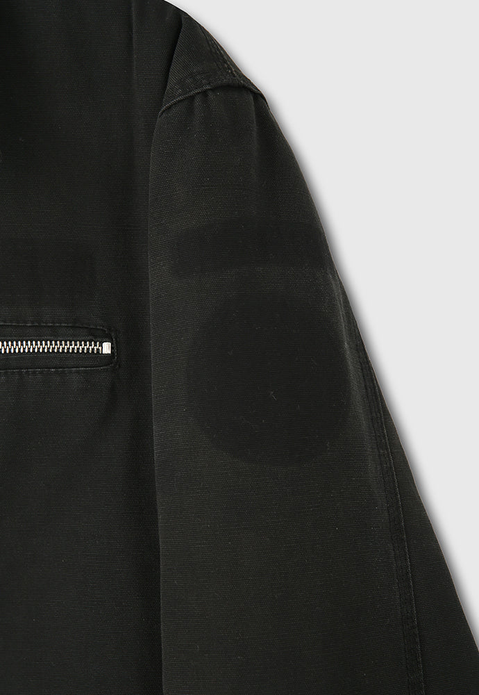 Tonywack - Patch Work Fade-Effect Work Jacket Stone Washed (Faded Black) product image 13 | TRAB K-Fashion Australia