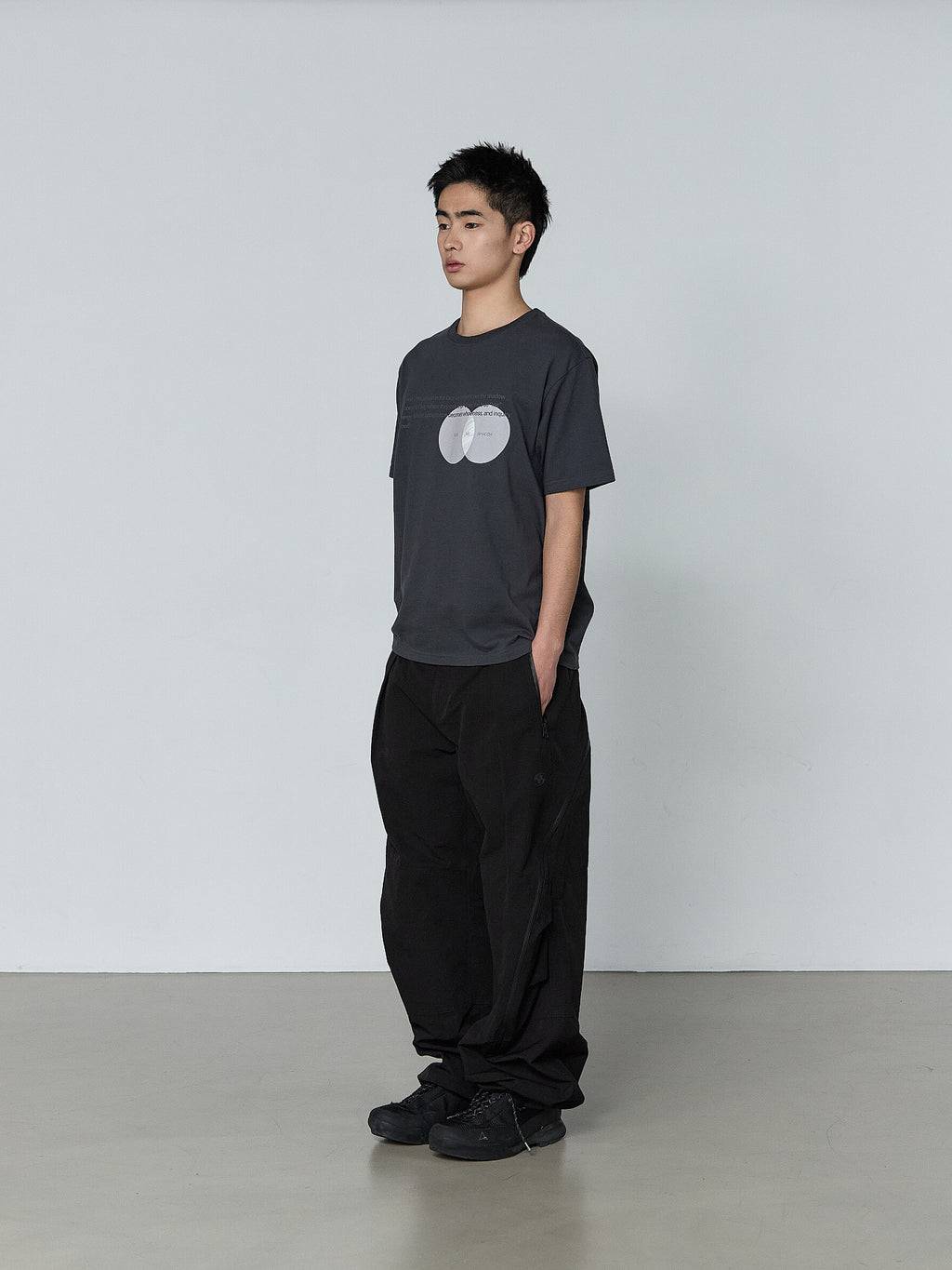 San San Gear - Mind T-Shirt (Charcoal) product image 1 | TRAB K-Fashion Australia