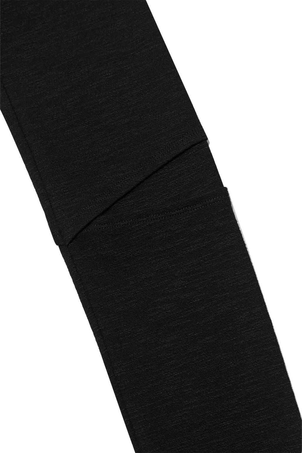 Matin Kim - Sleeve Slit Point Hoody Zip Up (Black) product image 5 | TRAB K-Fashion Australia