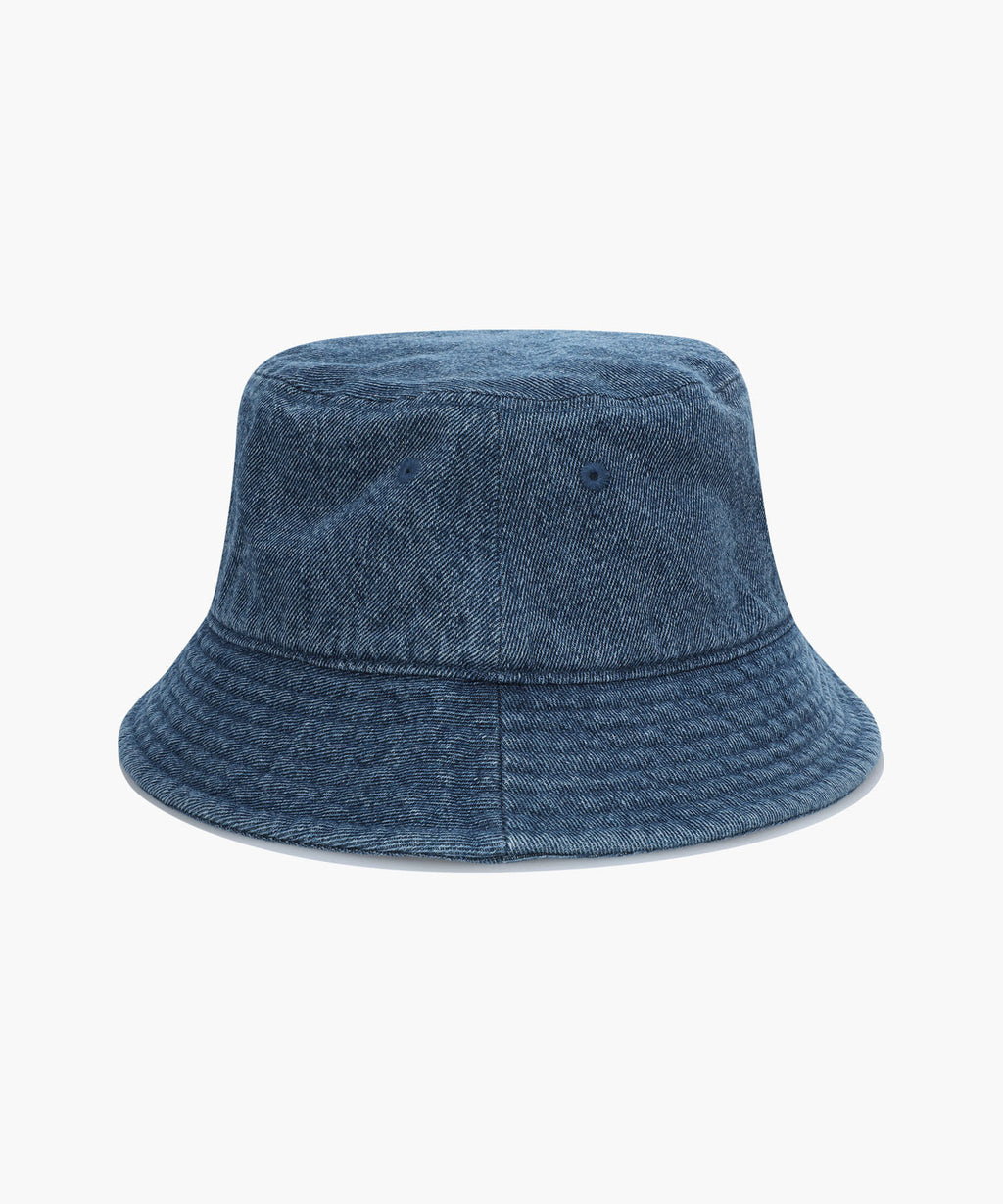 Marithe & Francois Girbaud - Classic Logo Bucket Hat (Blue) product image 2 | TRAB K-Fashion Australia