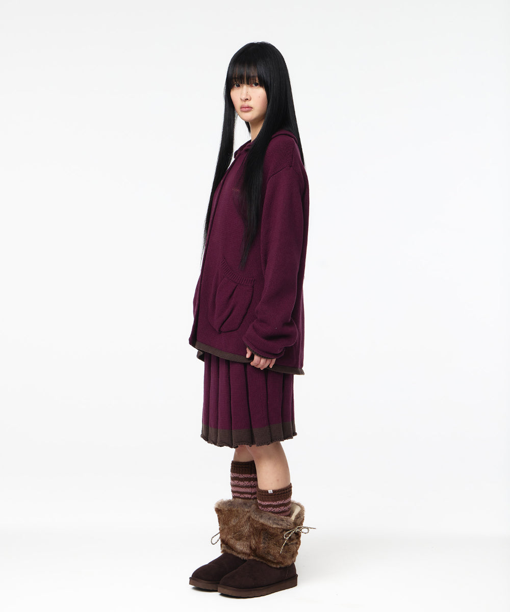 Coyseio - Striped Mori Knee Socks (Brown) product image 8 | TRAB K-Fashion Australia