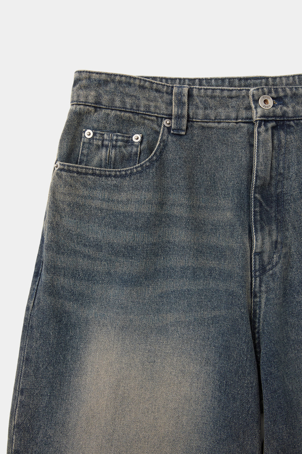 Coor - Brushed Semi Relaxed Jeans (Grayish Blue) product image 5 | TRAB K-Fashion Australia