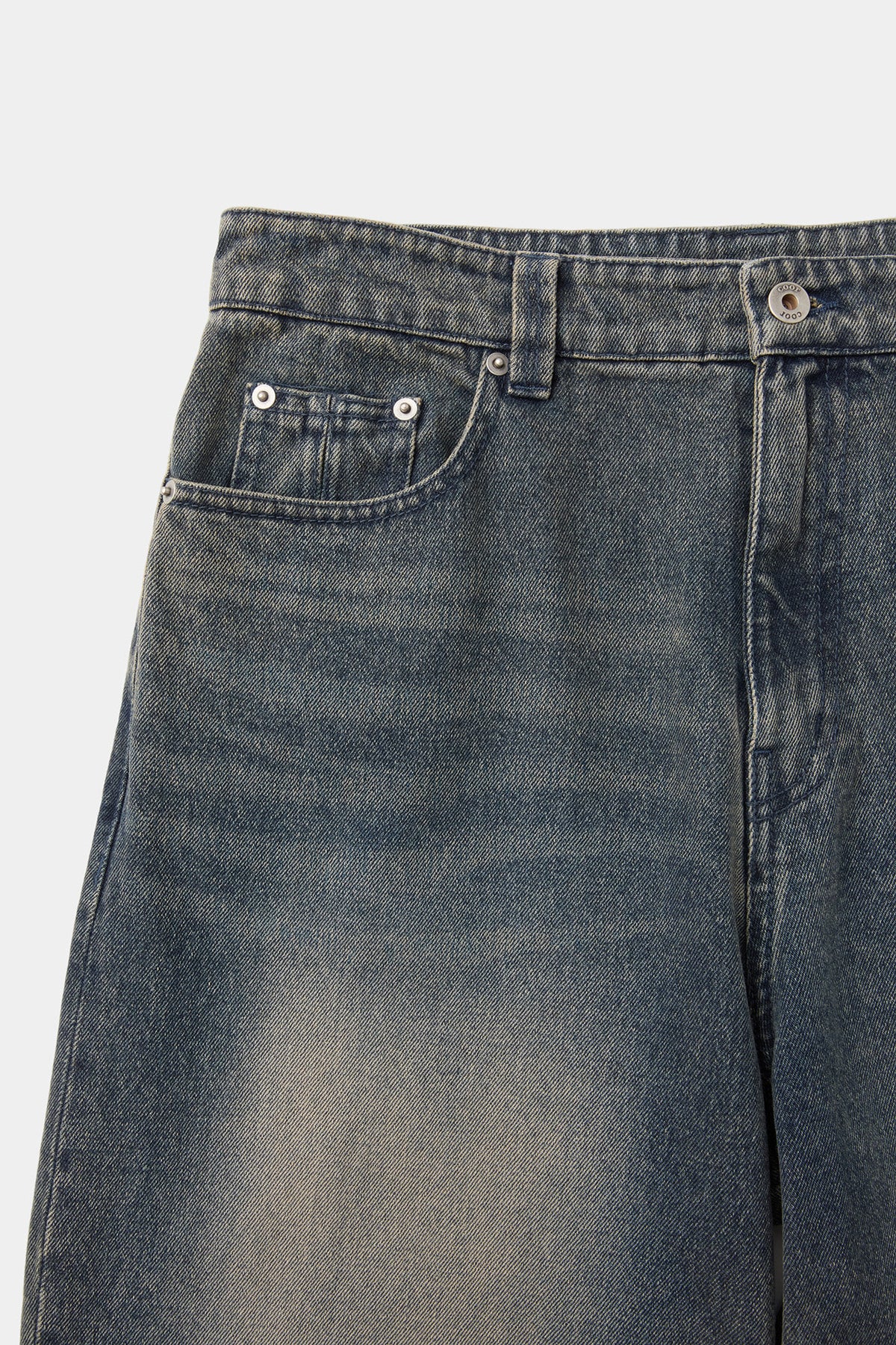 Coor - Brushed Semi Relaxed Jeans (Grayish Blue) product image 5 | TRAB K-Fashion Australia