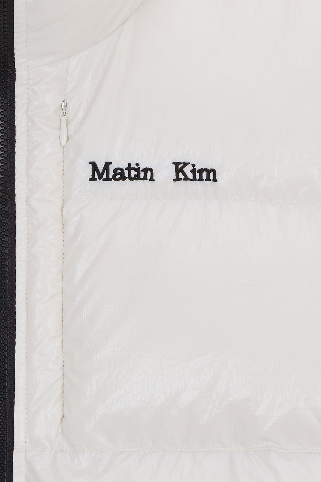 Matin Kim - Small Logo Volume Down Jumper (Ivory) product image 3 | TRAB K-Fashion Australia