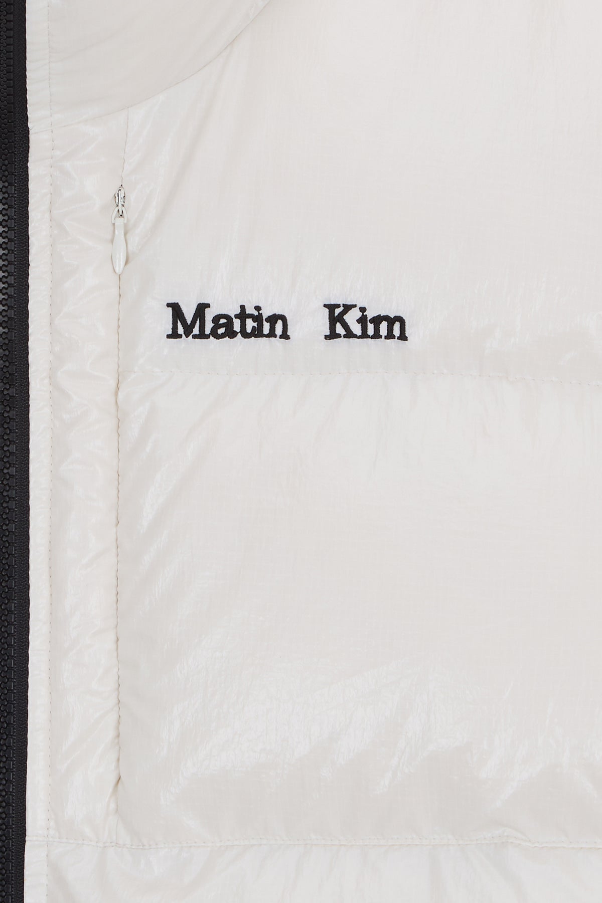 Matin Kim - Small Logo Volume Down Jumper (Ivory) product image 3 | TRAB K-Fashion Australia
