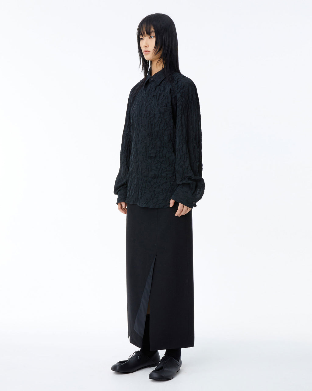 Ader Error - Edis shirt (Noir) product image 4 | TRAB K-Fashion Australia