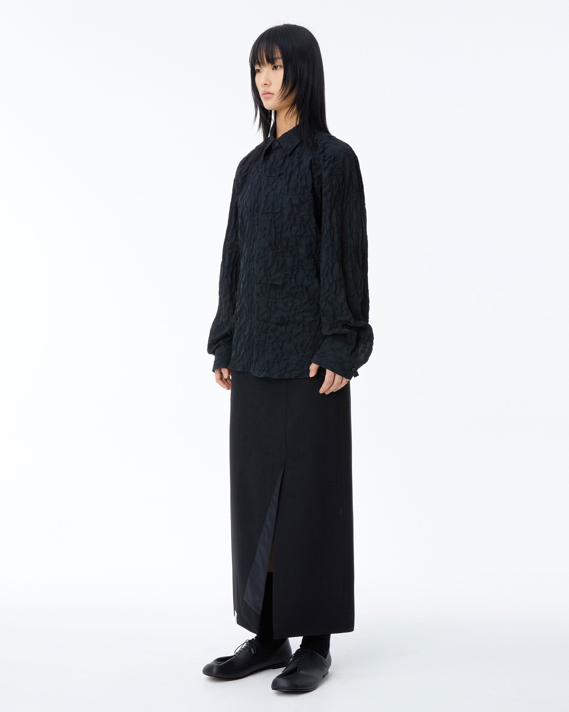 Ader Error - Edis shirt (Noir) product image 4 | TRAB K-Fashion Australia