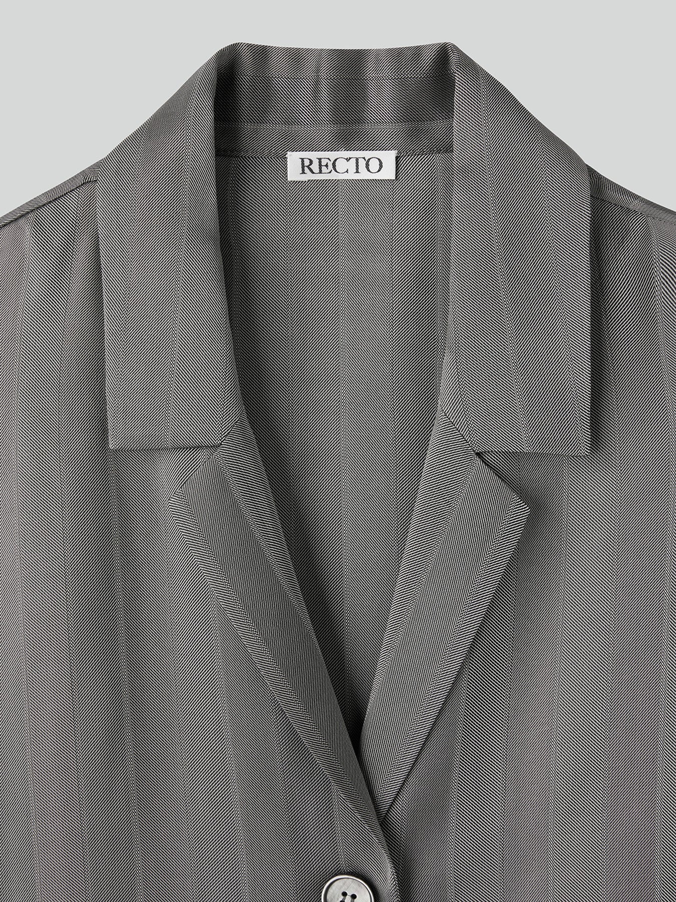 Recto - Silky Lounge Shirt (Midnight Grey) product image 7 | TRAB K-Fashion Australia