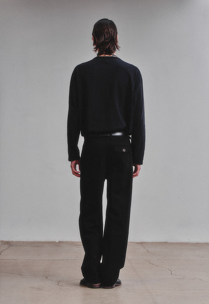 Art if acts - Garment Dyed Henley Long Sleeve (Black) product image 4 | TRAB K-Fashion Australia