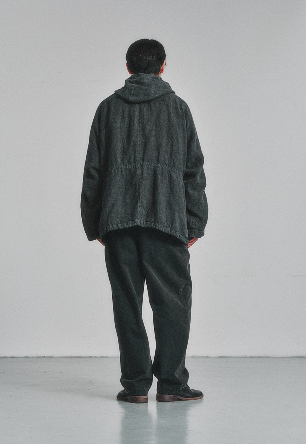 Art if acts - Linen Military Parka (Black) product image 4 | TRAB K-Fashion Australia