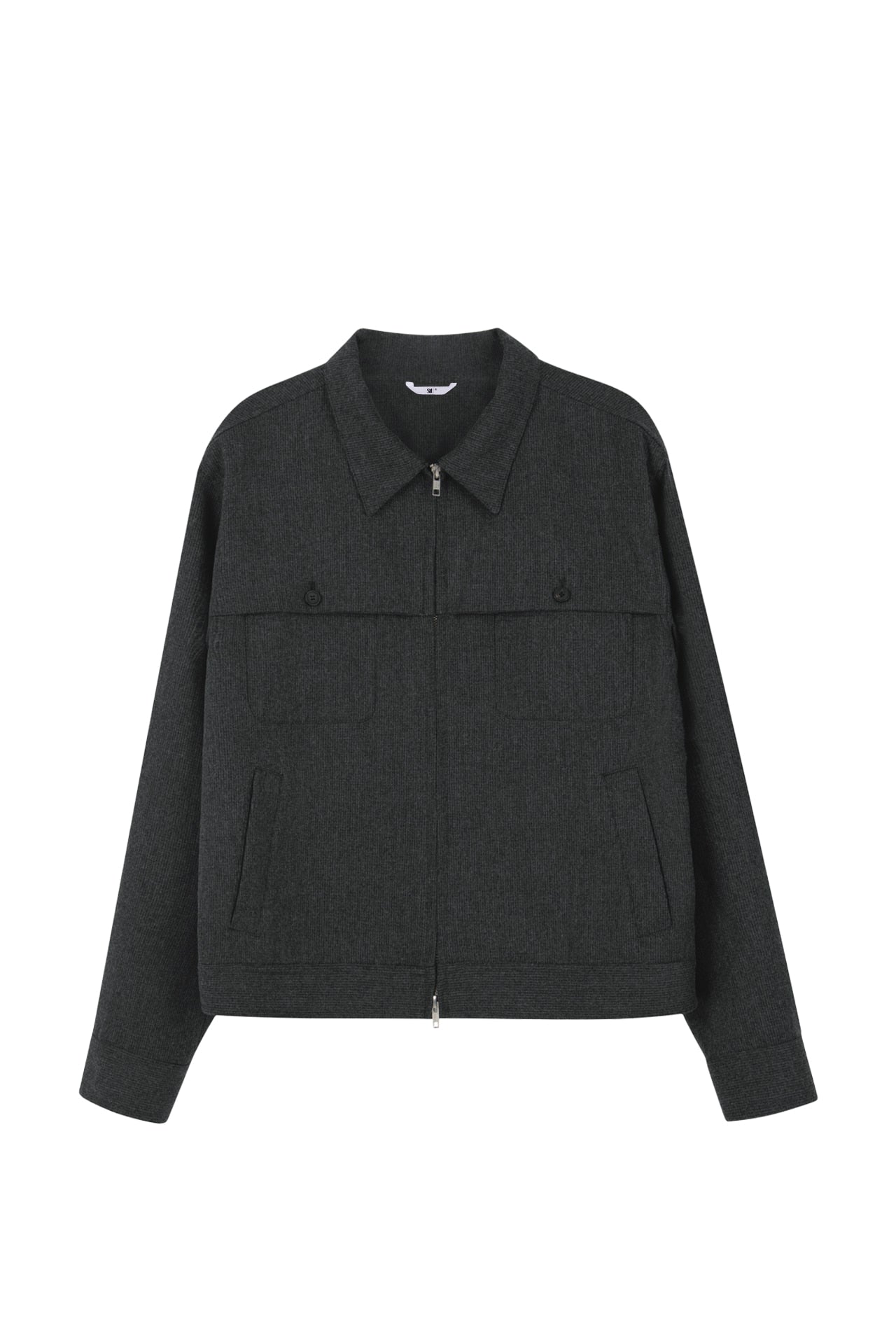 Stu - Cover Pocket Crop Jacket (Grey) product image 18 | TRAB K-Fashion Australia