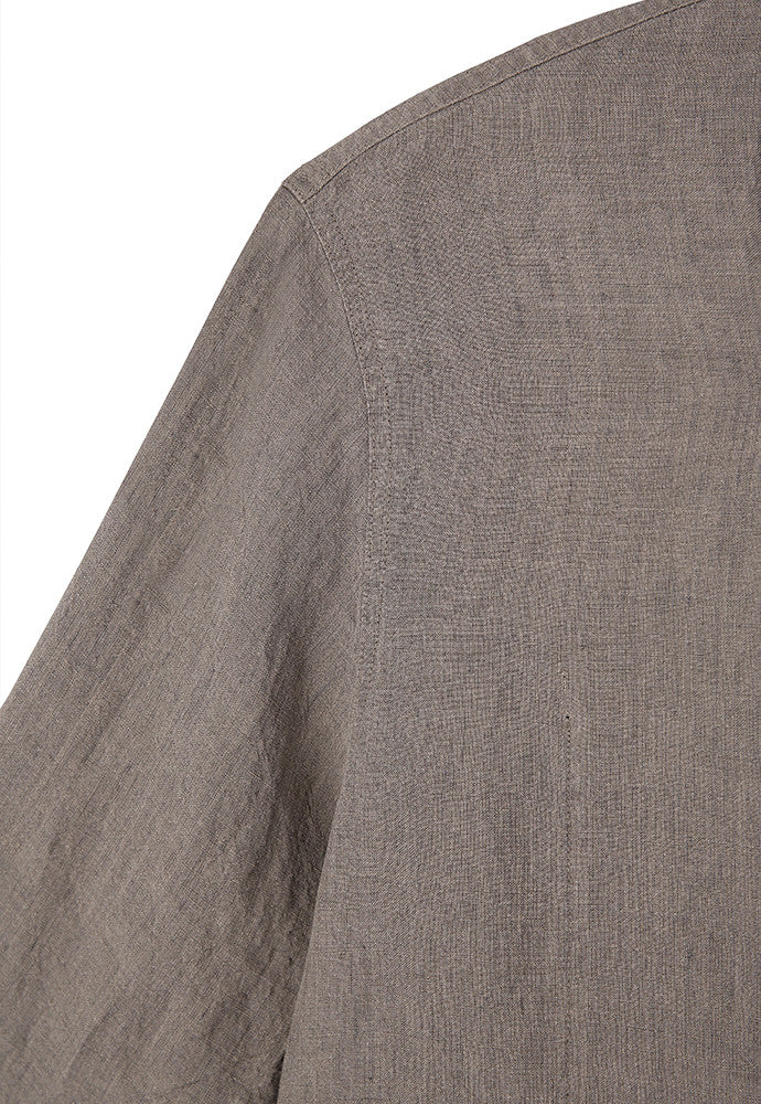 Art if acts - Linen French Work Jacket (Wood) product image 11 | TRAB K-Fashion Australia