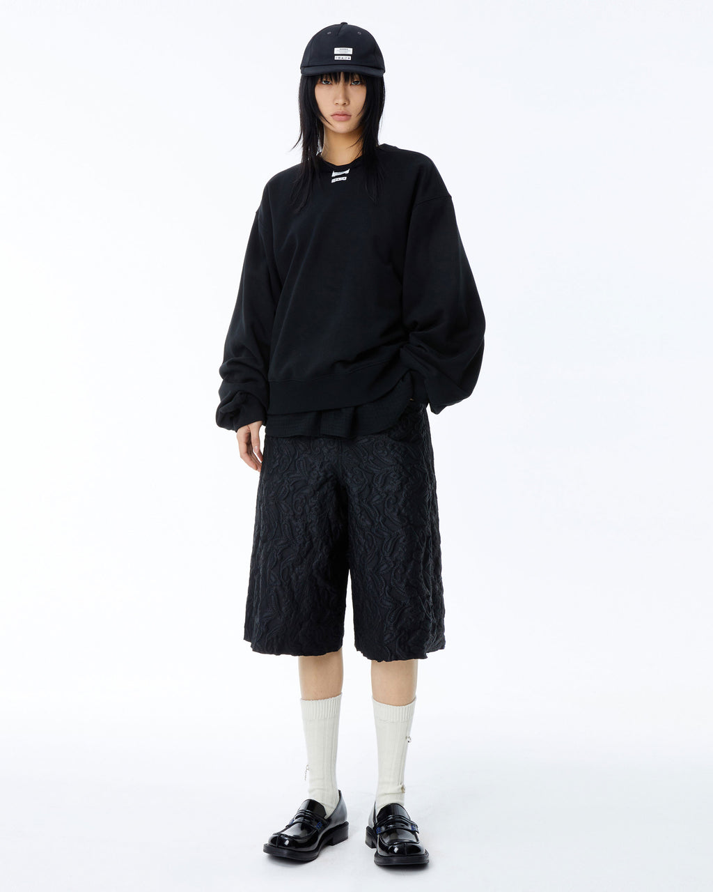 Ader Error - Rozh shorts (Noir) product image 2 | TRAB K-Fashion Australia