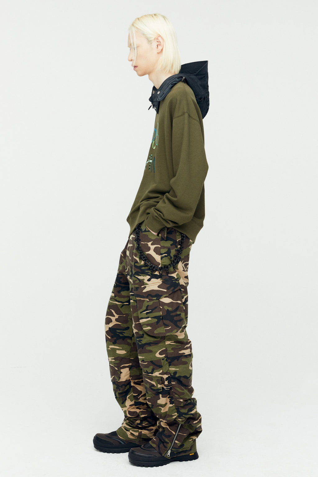 Andersson Bell - (essential) Unisex Adsb Milan Embroidery Sweatshirts (Khaki) product image 13 | TRAB K-Fashion Australia