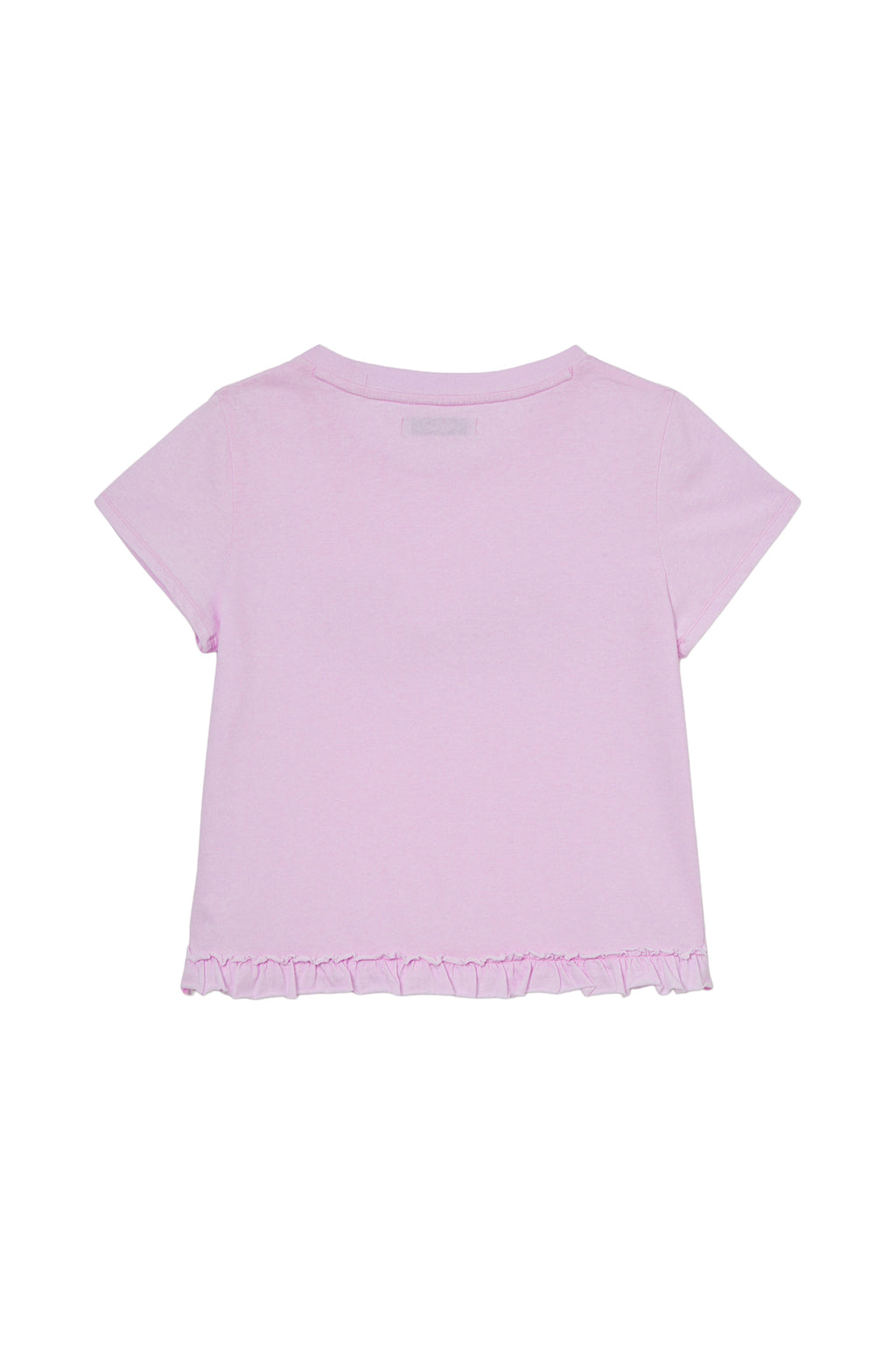 Deinet - Ruffle Washed T-Shirt (Pink) product image 2 | TRAB K-Fashion Australia