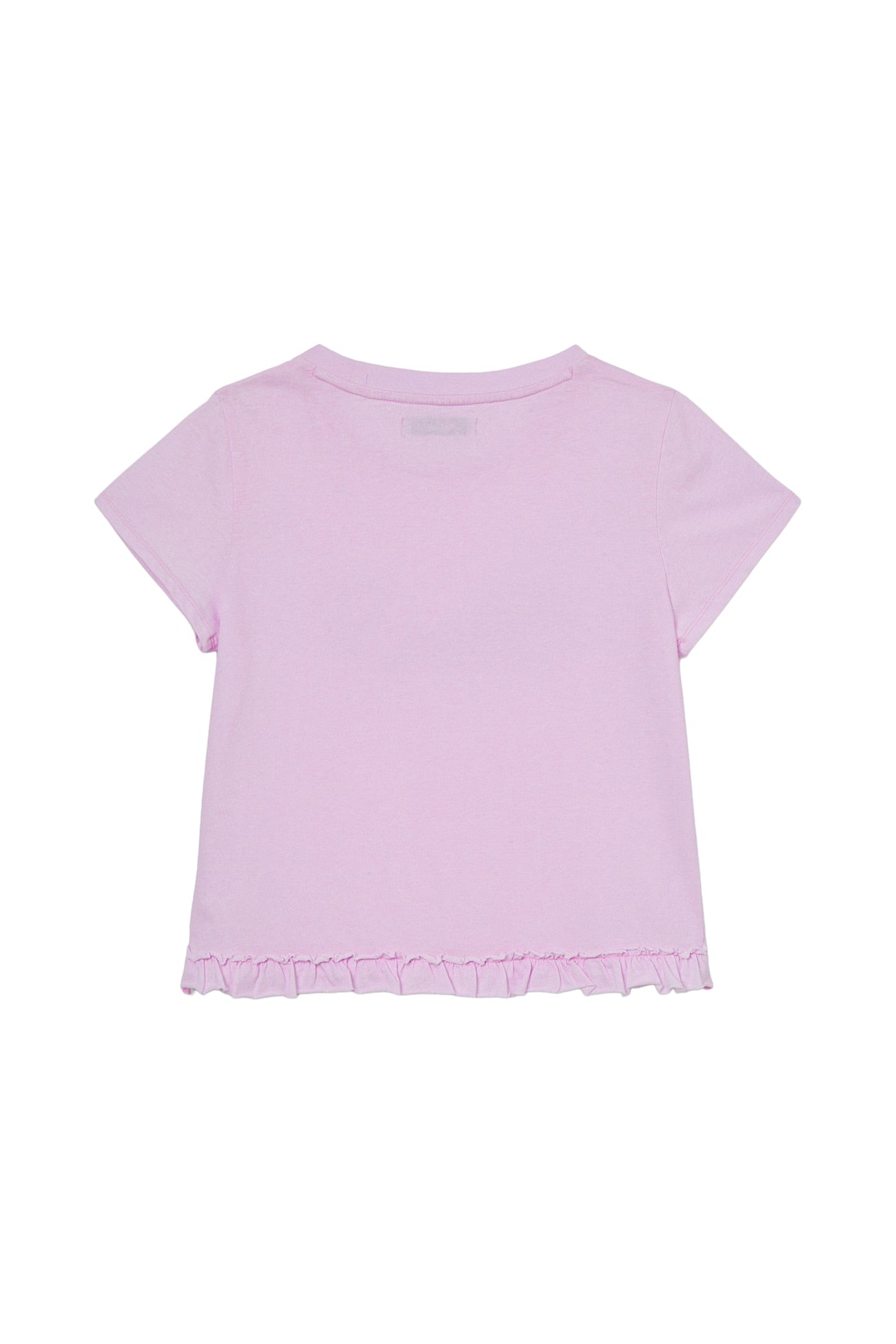 Deinet - Ruffle Washed T-Shirt (Pink) product image 2 | TRAB K-Fashion Australia