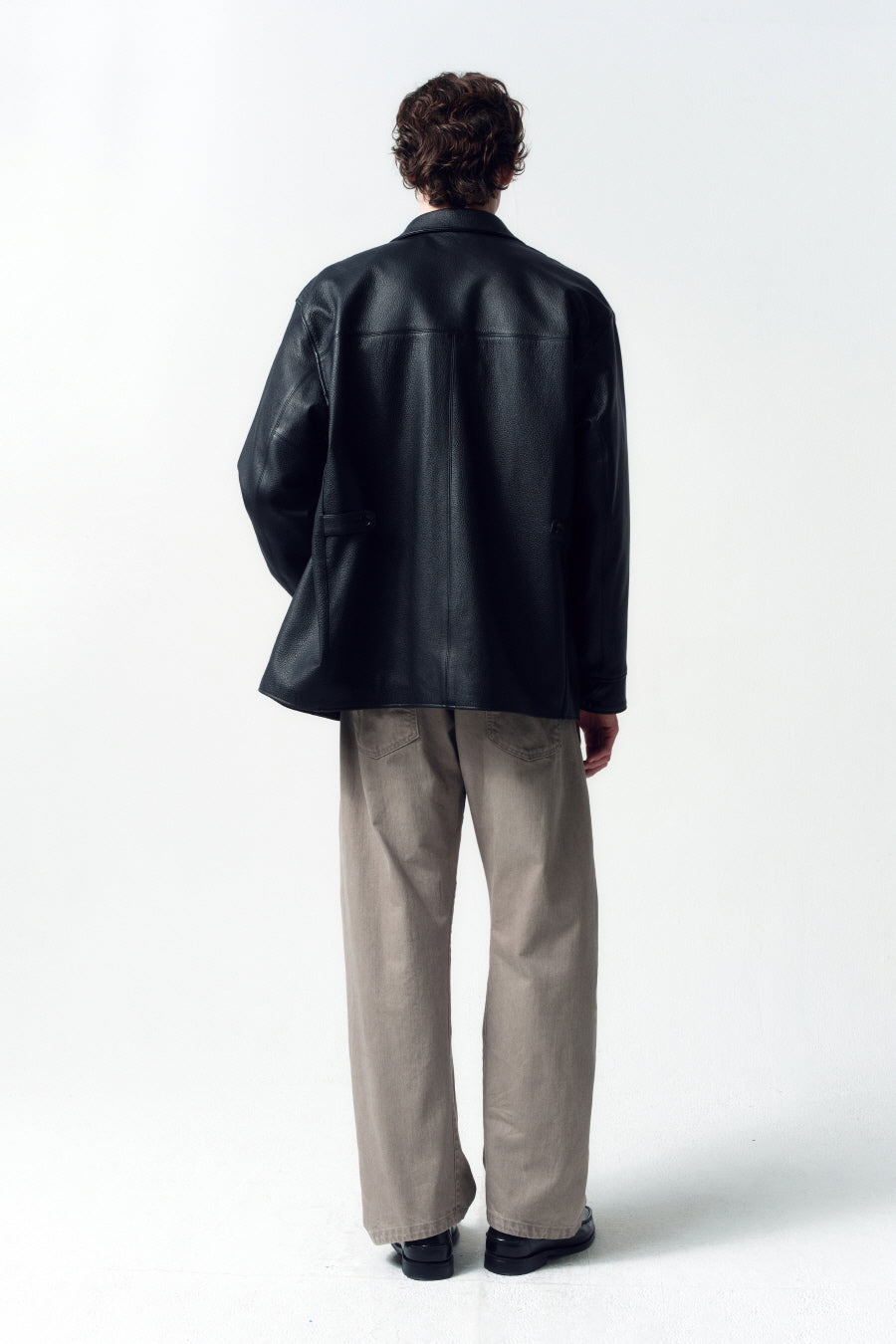 Insilence - Goat Skin Car Coat (Black) product image 5 | TRAB K-Fashion Australia
