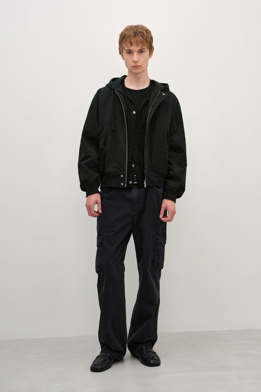 Insilence - HBT Cargo Pants (Washed Black) product image 1 | TRAB K-Fashion Australia