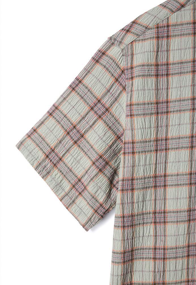 Art if acts - Vintage Check Half Shirt (Jade) product image 14 | TRAB K-Fashion Australia
