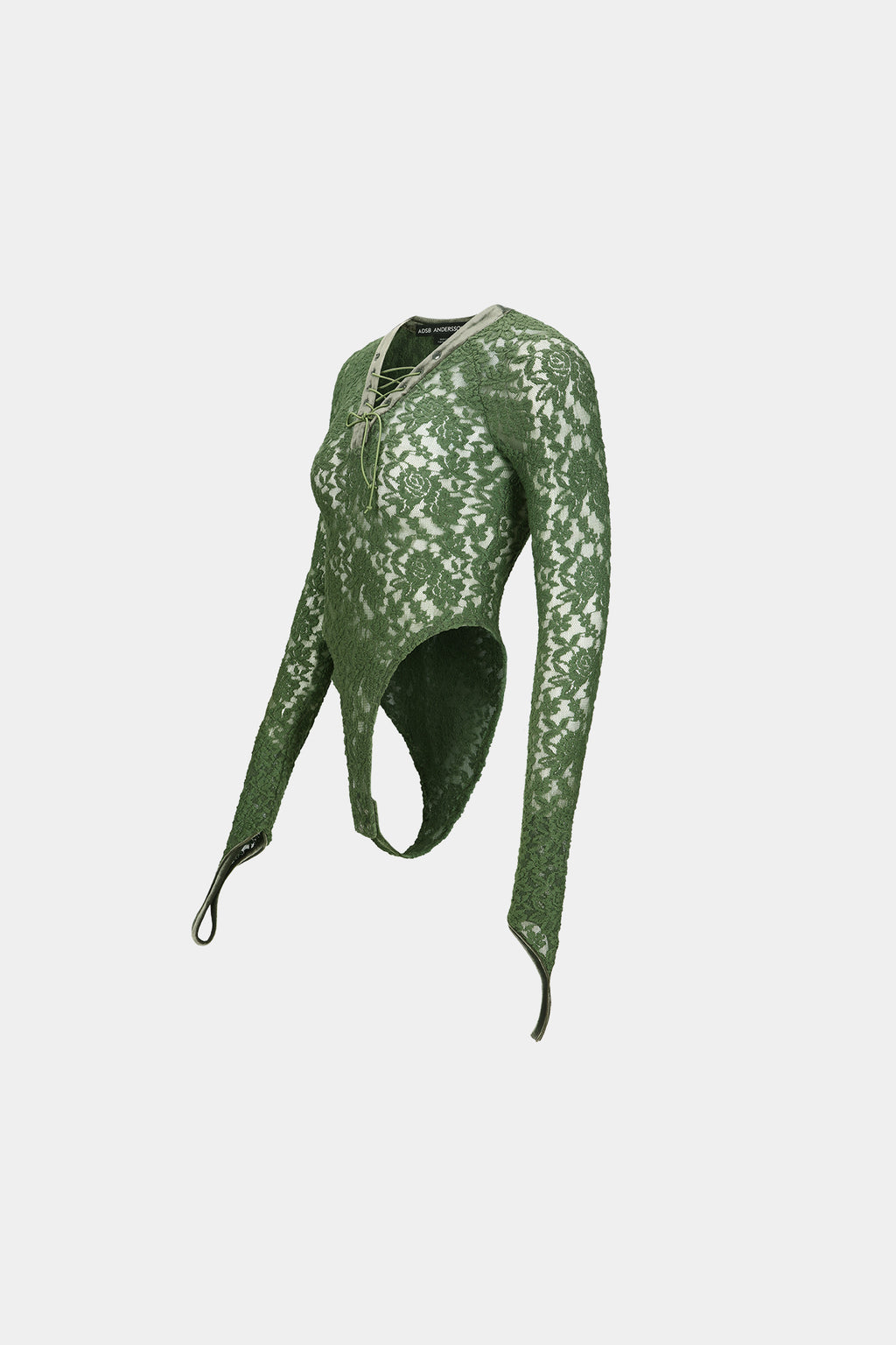 Andersson Bell - Rose Lace Bodysuit (Khaki) product image 8 | TRAB K-Fashion Australia