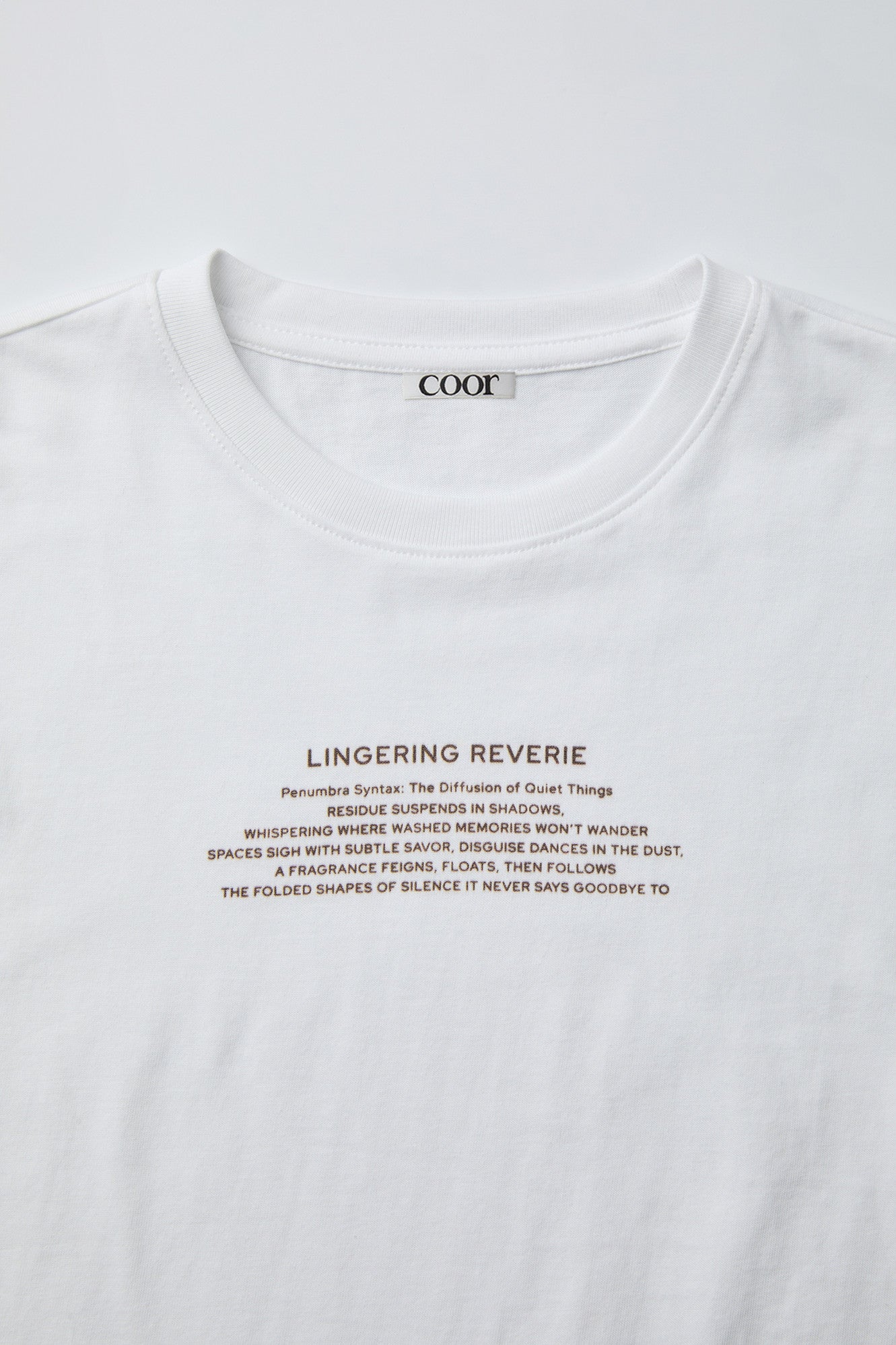Coor - Printed Crop T-Shirt (White) product image 5 | TRAB K-Fashion Australia