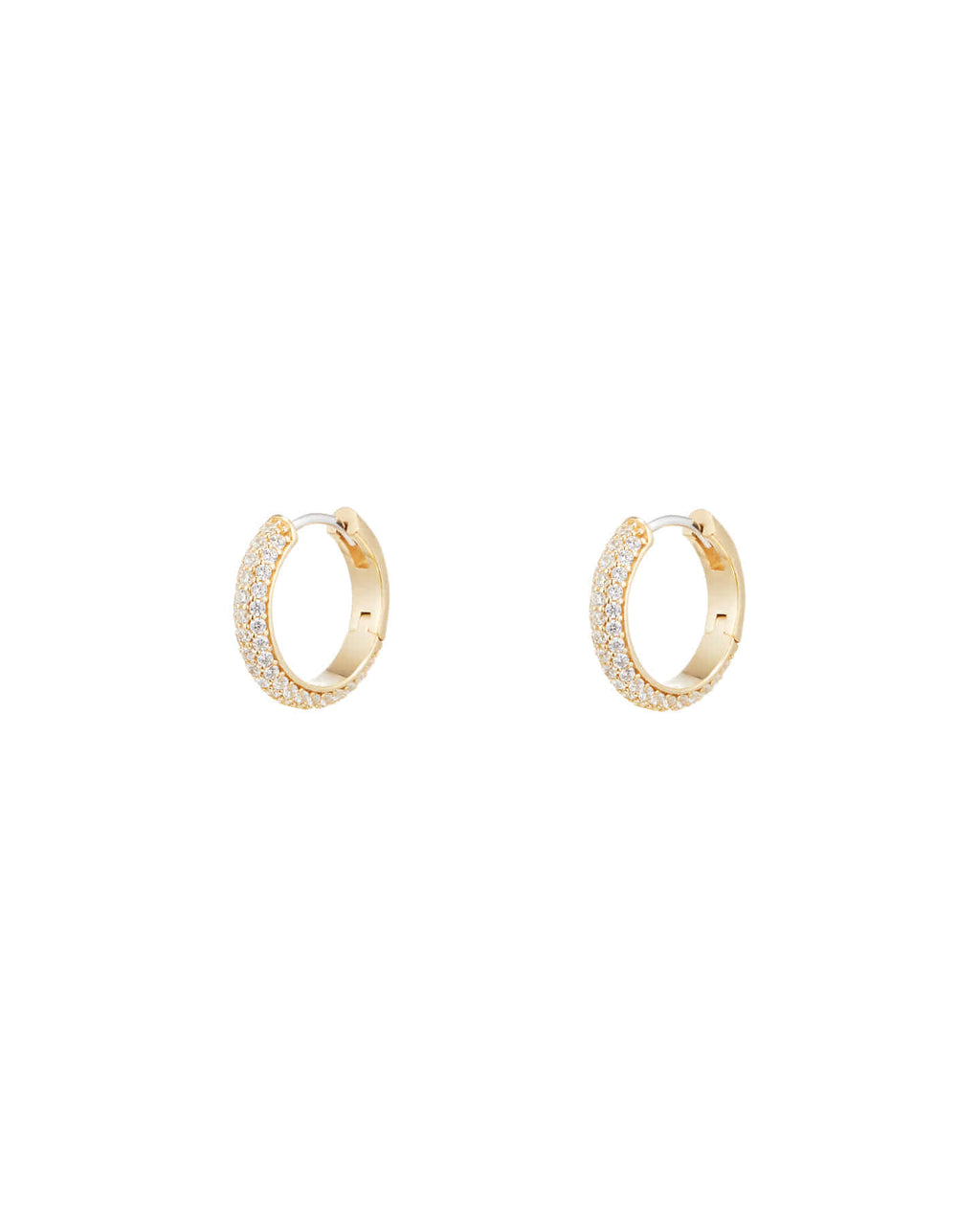 Numbering - Basic Pave Hoop Earrings #3207 product image 8 | TRAB K-Fashion Australia